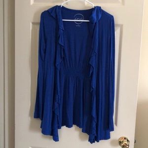 INC Blue CARDIGAN